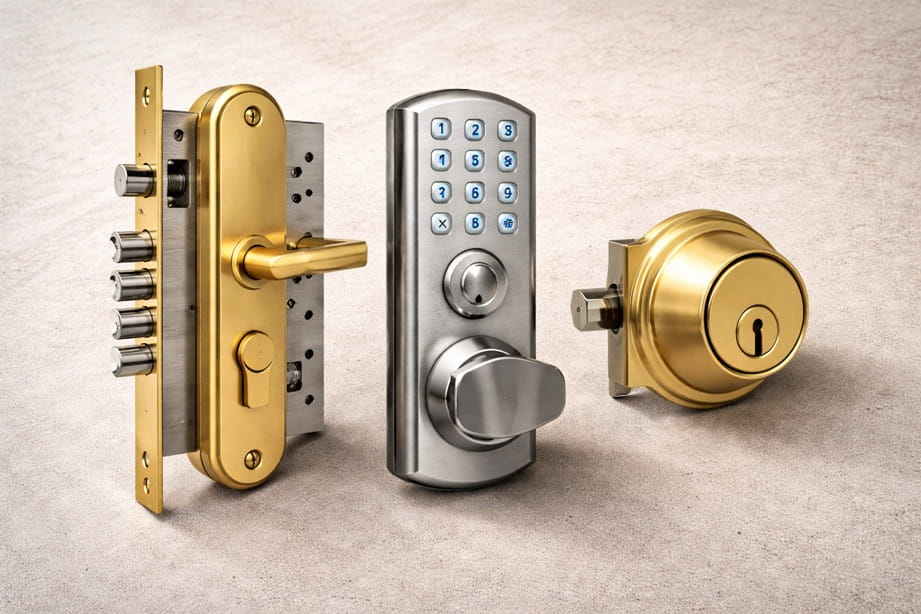 Tres cerraduras de seguridad para puertas en Zaragoza